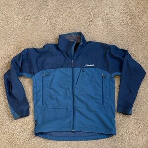 Cloudveil | Men’s Two-Tone Blue Softshell Jacket Full Zip | Size L